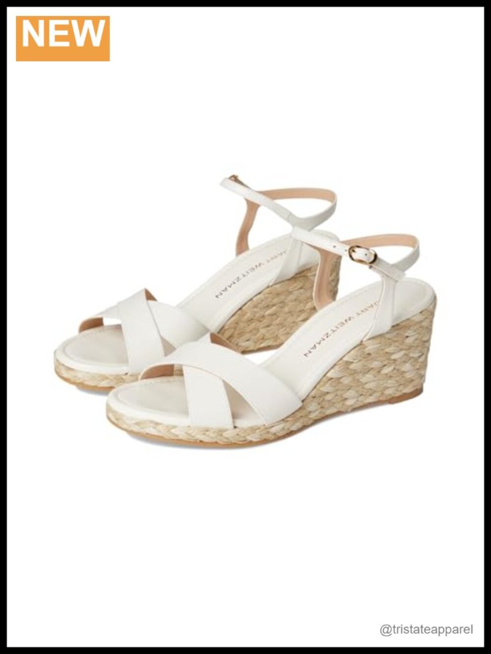 Leather Espadrille Wedge Sandals Buckle Ankle Strap Open Toe Casual